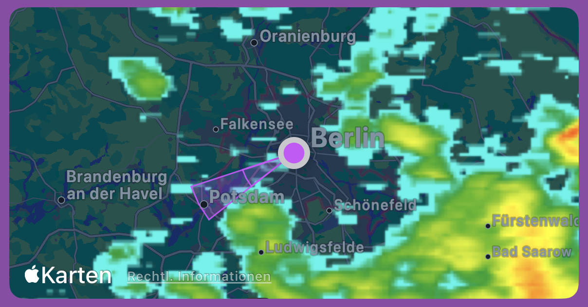 Regenkarte