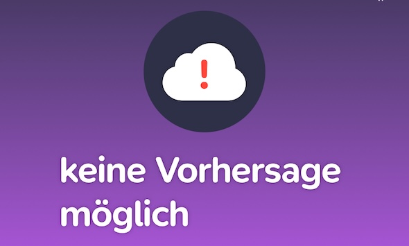 Regenwarnung